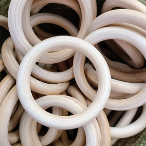 8cm Natural Wooden Ring