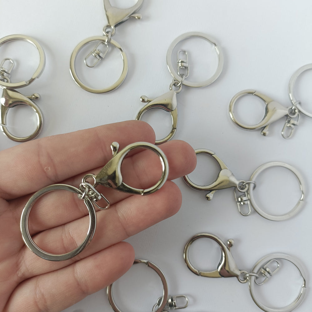 Split Key Ring - Platinum