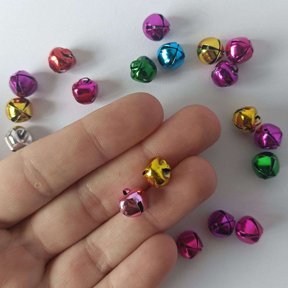 Iron Bell Pendants (Mixed Color)