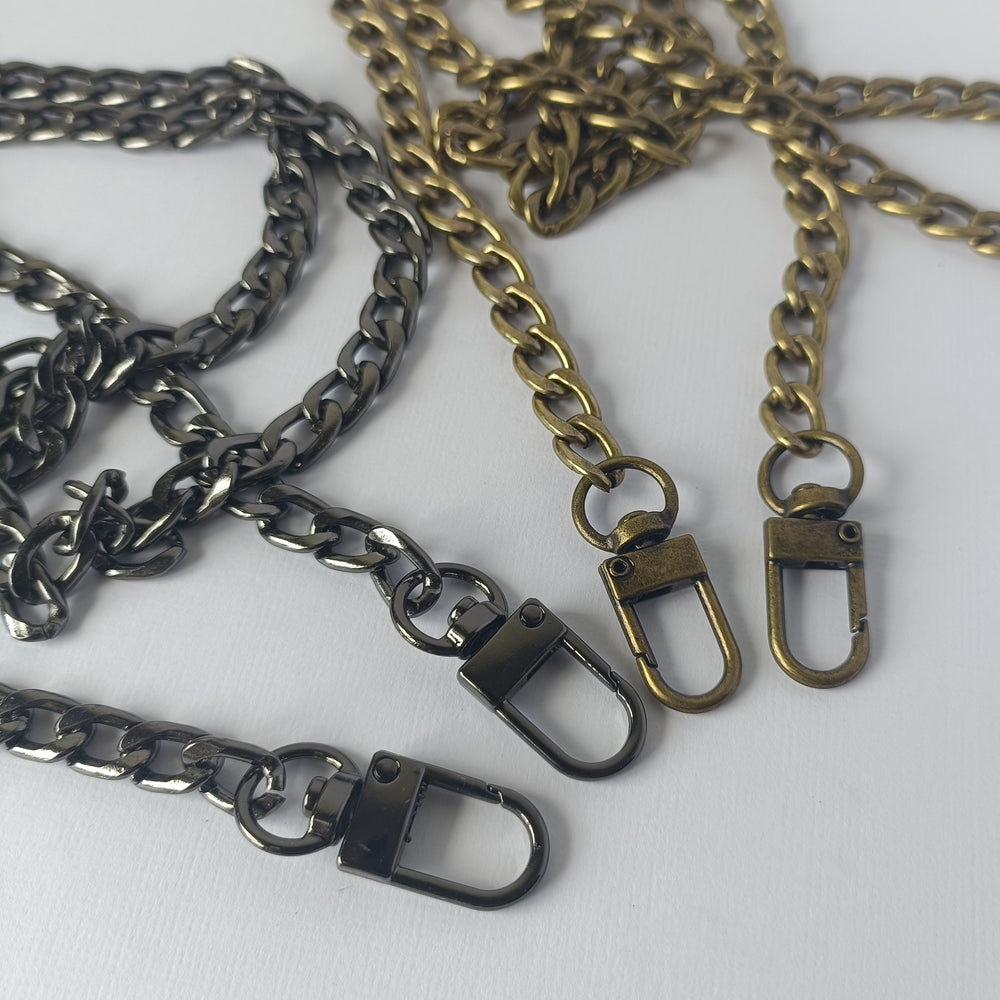 Cable Chain Bag Strap - 120cm - Aluminium