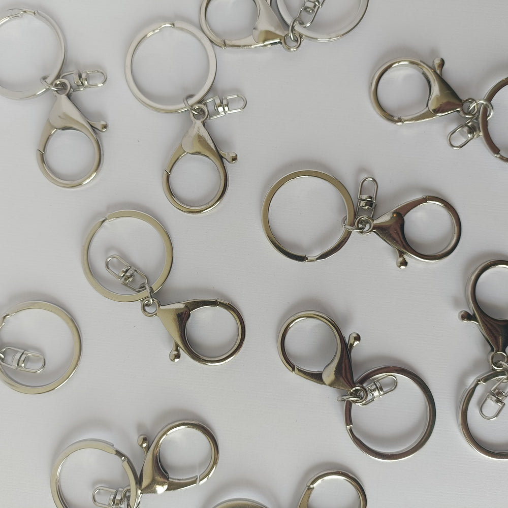 Split Key Ring - Platinum