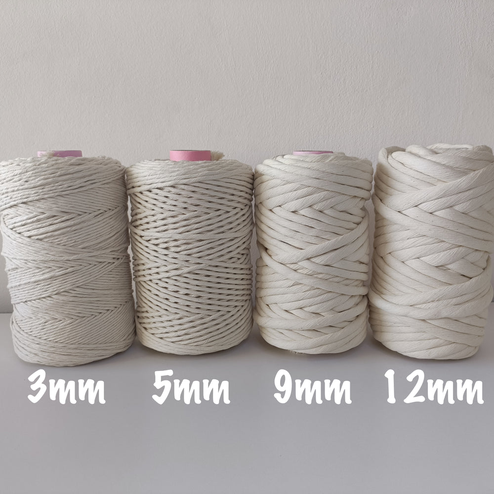 3mm Natural Cotton String