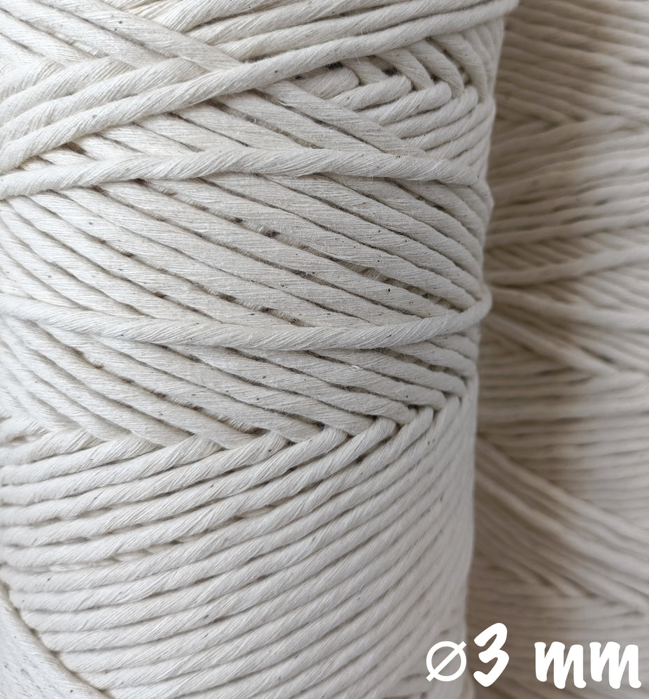 3mm Natural Cotton String