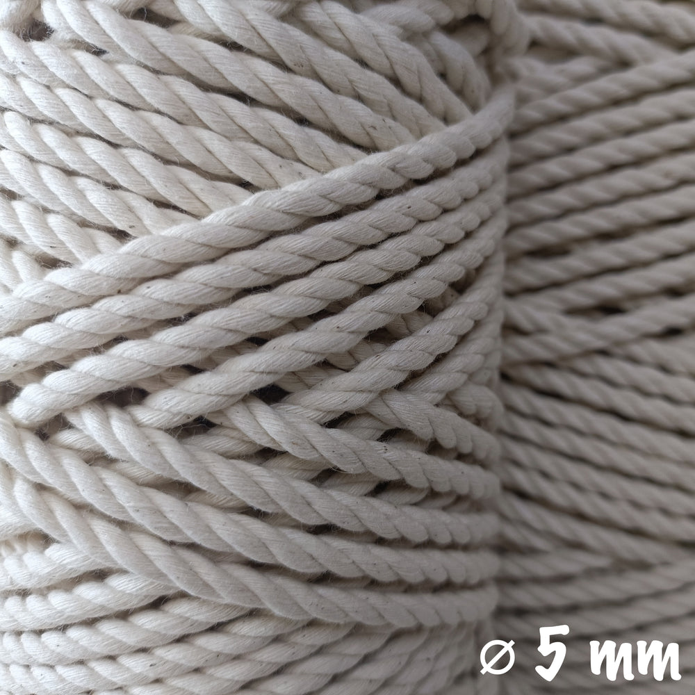 5mm Natural Cotton Rope