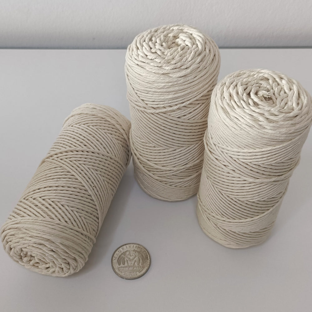 2mm Natural Cotton String - Wrap Thread – Delphine Arlove Studio