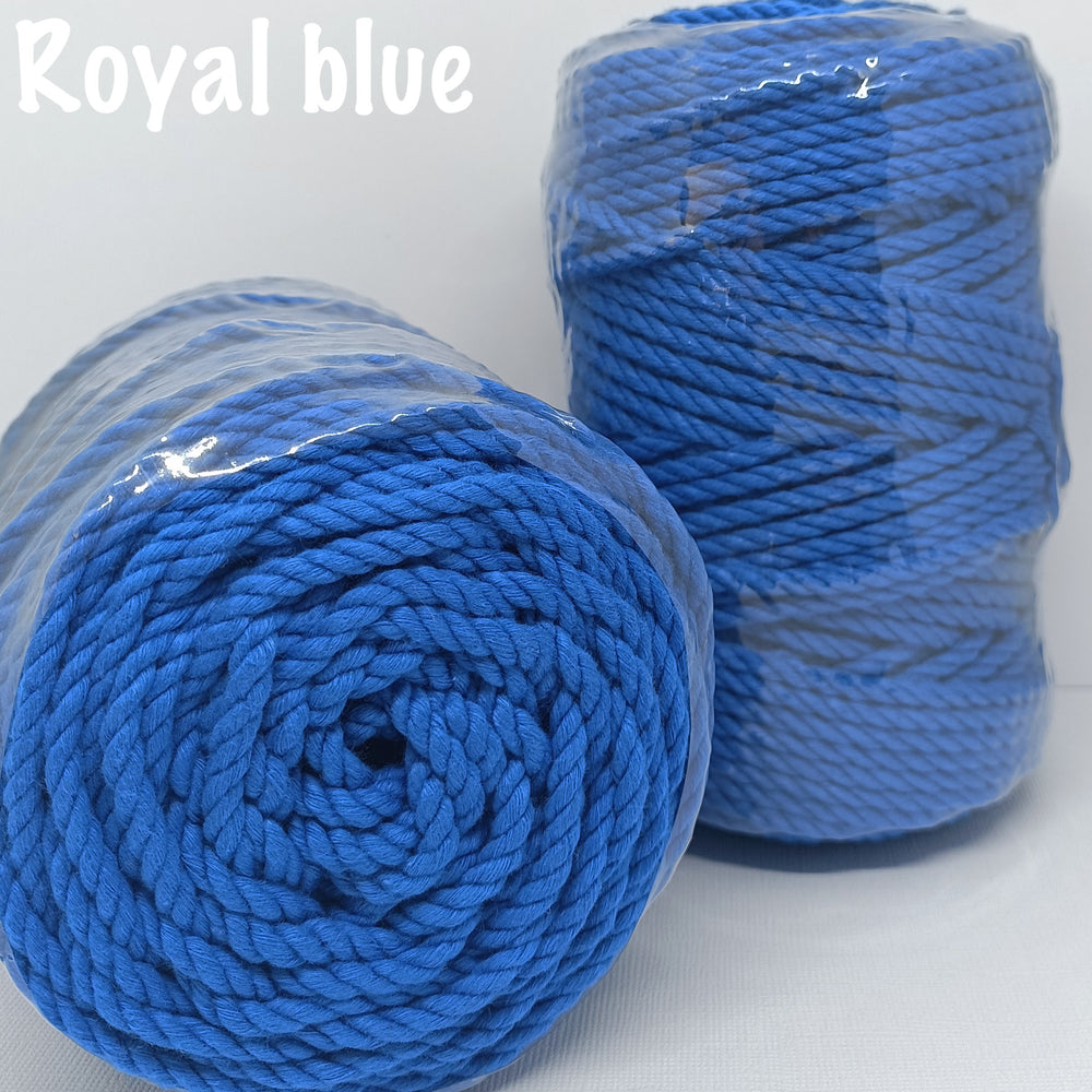 4mm Giza Cotton Coloured Rope