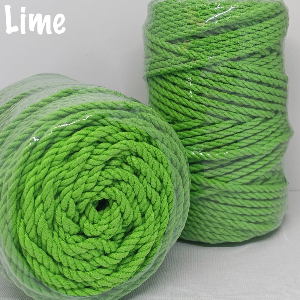 4mm Giza Cotton Coloured Rope