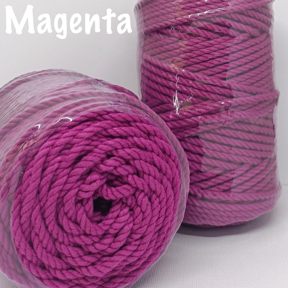 4mm Giza Cotton Coloured Rope