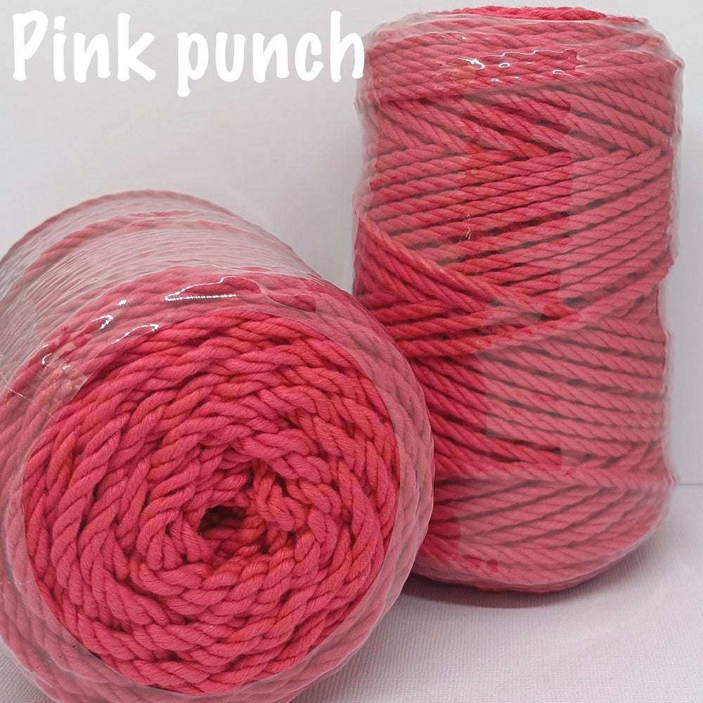 4mm Giza Cotton Coloured Rope