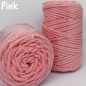 4mm Giza Cotton Coloured Rope