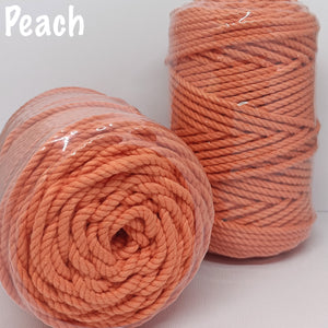 4mm Giza Cotton Coloured Rope