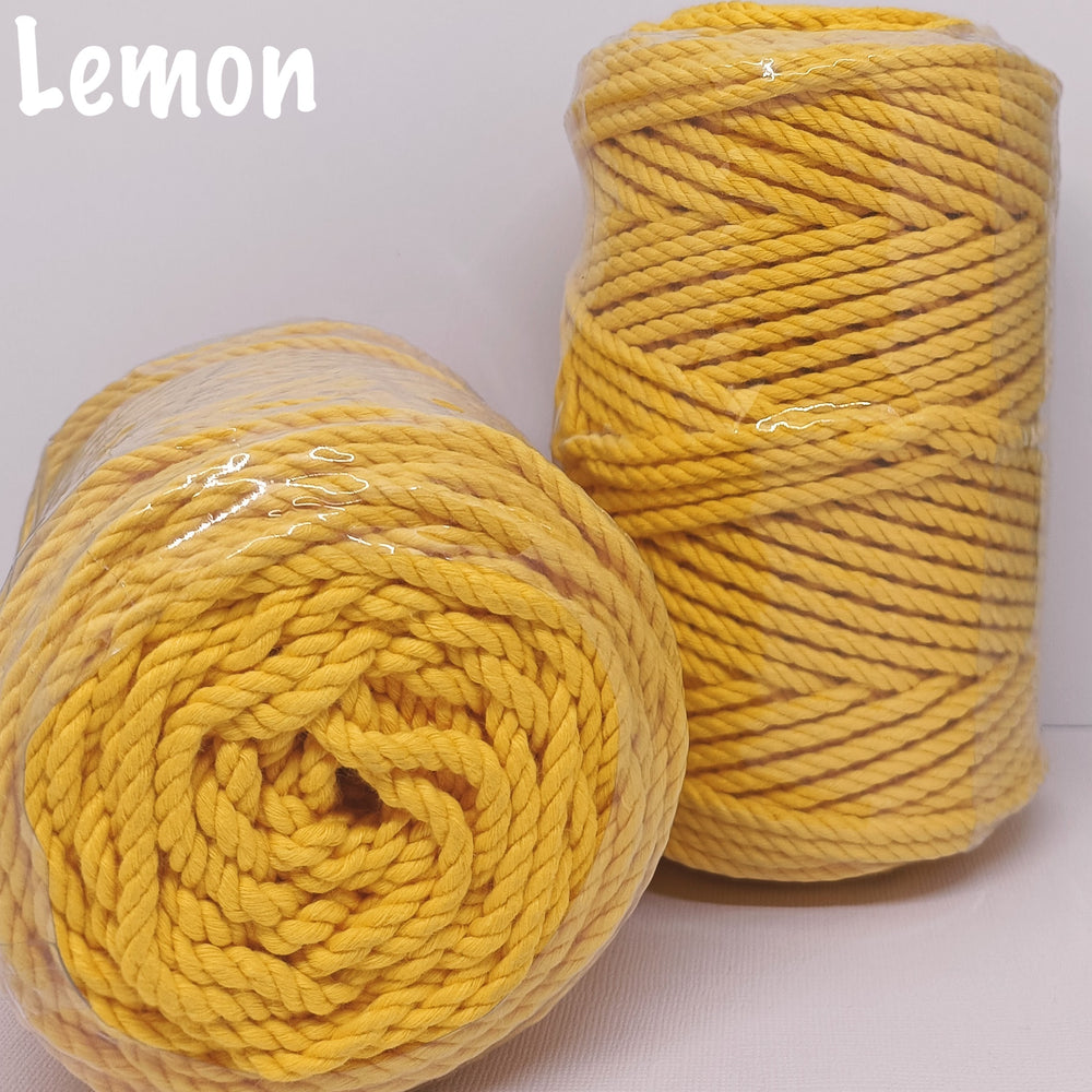 4mm Giza Cotton Coloured Rope