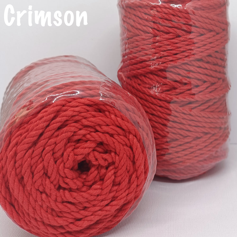 4mm Giza Cotton Coloured Rope