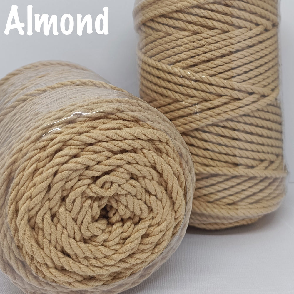 4mm Giza Cotton Coloured Rope