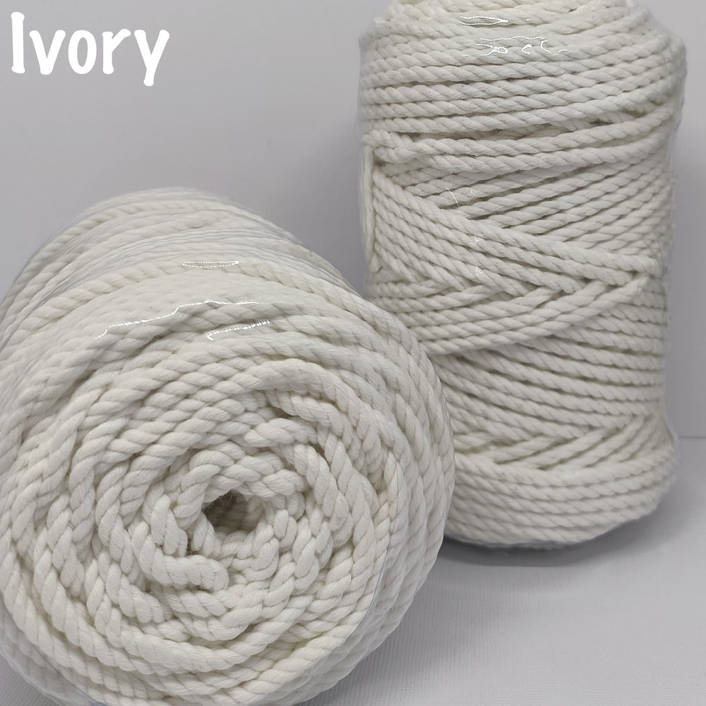 4mm Giza Cotton Coloured Rope