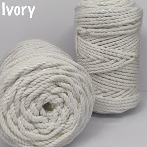 4mm Giza Cotton Coloured Rope