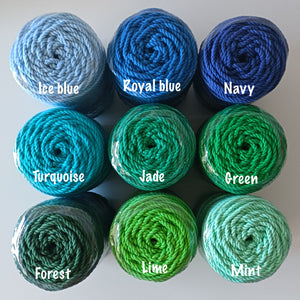 Coloured Rope or String Bundles