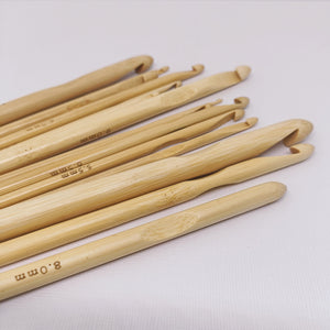 Set of 16 Bamboo Crochet Hook