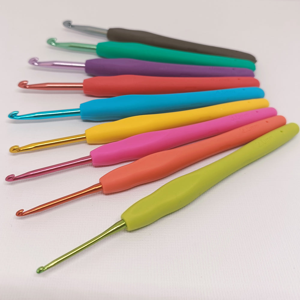 Set of 9 Aluminium Crochet Hook