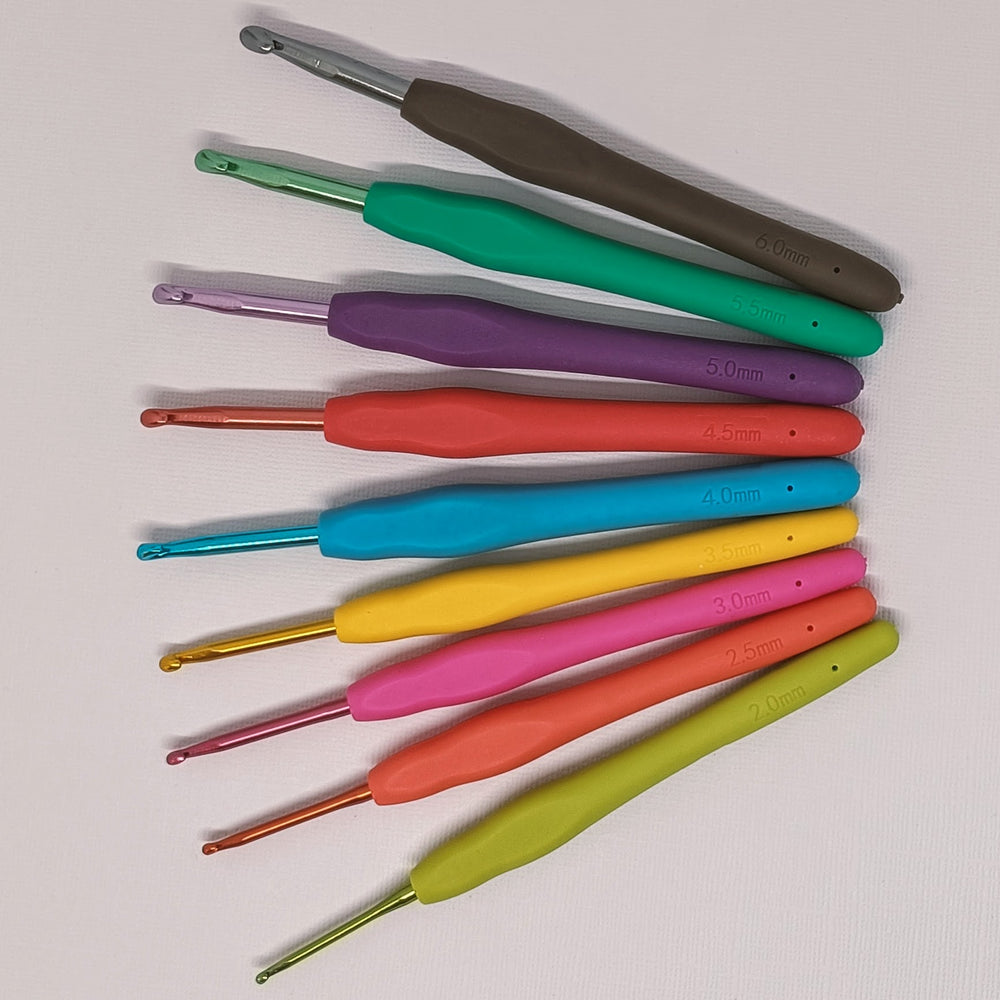 Set of 9 Aluminium Crochet Hook