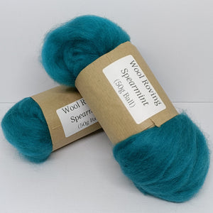 Dyed Corriedale Wool Roving