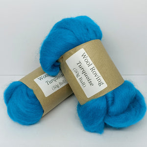 Dyed Corriedale Wool Roving