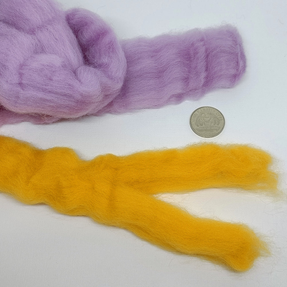 Dyed Corriedale Wool Roving