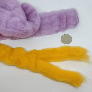 Dyed Corriedale Wool Roving