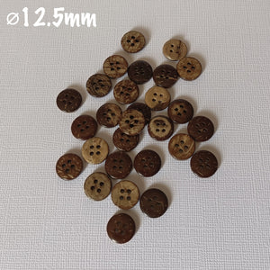 Coconut Shell Sewing Button