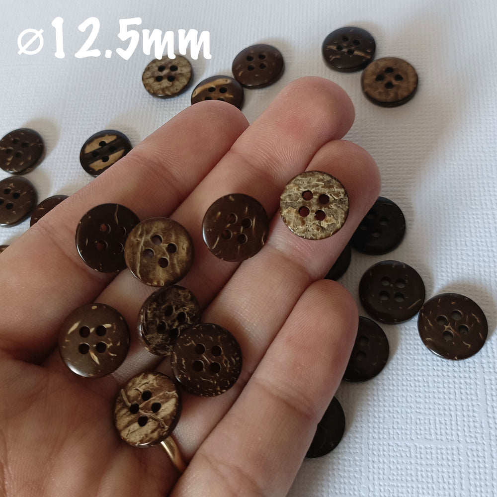 Coconut Shell Sewing Button