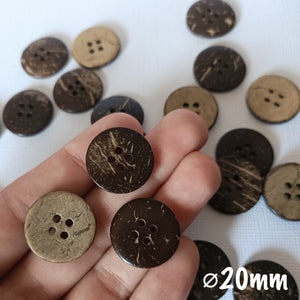 Coconut Shell Sewing Button