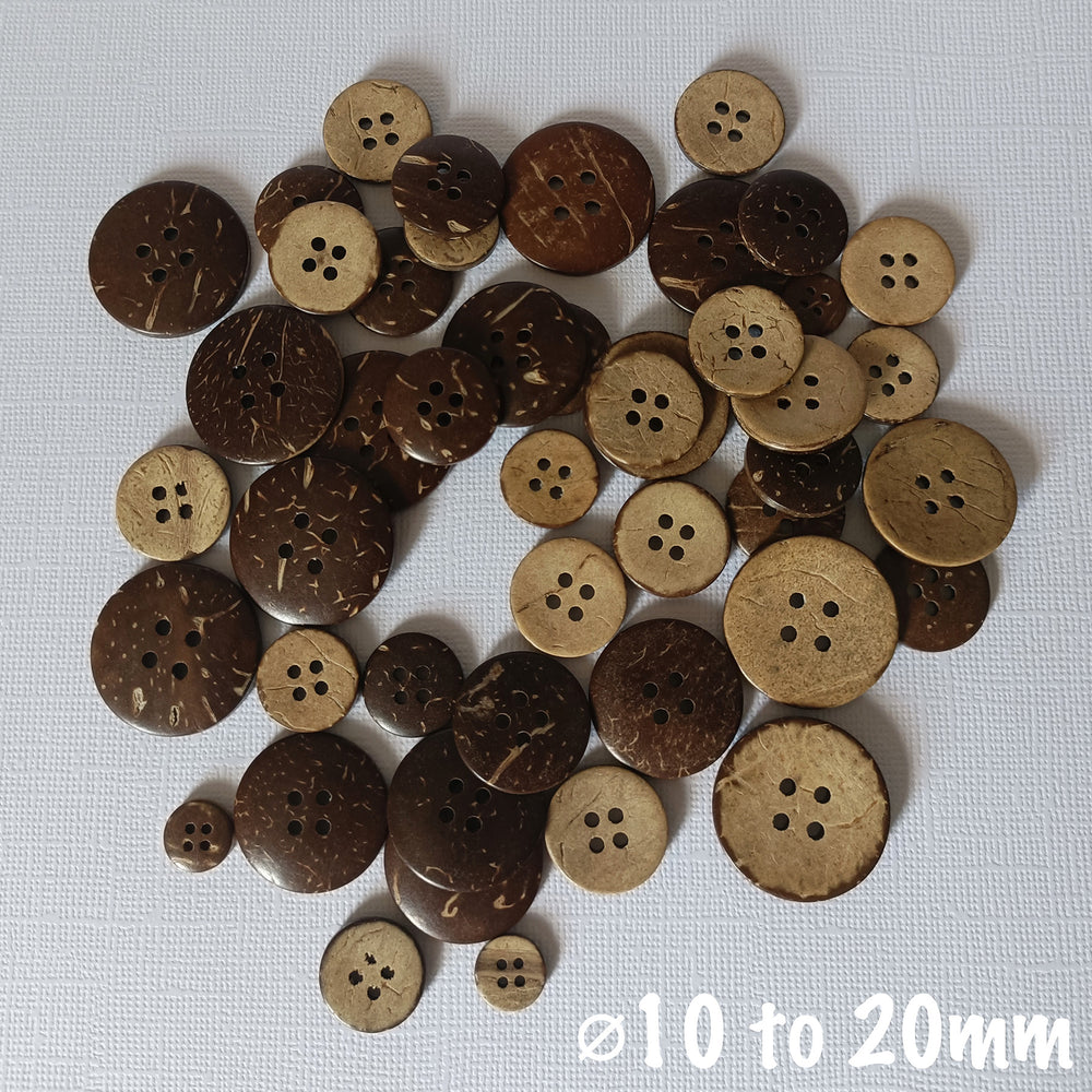 Coconut Shell Sewing Button